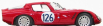 Best-model Alfa romeo Tz2 N 126 Targa Florio 1966 Pinto - Todaro 1:43 Red