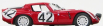 Best-model Alfa romeo Tz2 N 42 24h Le Mans 1965 Zuccoli - Geky 1:43 Red