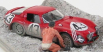 Best-model Alfa romeo Tz2 N 43 24h Le Mans 1965 (with Figure) Zeccoli - Rosinski 1:43 Red