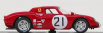 Best-model Ferrari 250 Lm N 21 Daytona 1970 Chinetti - Jr Young 1:43 Red