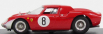 Best-model Ferrari 250 Lm N 8 2nd 12h Reims 1964 J.surtees-l.bandini 1:43 Červená Bílá