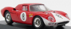 Best-model Ferrari 250 Lm N 8 2nd 12h Reims 1964 J.surtees-l.bandini 1:43 Červená Bílá