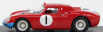 Best-model Ferrari 250lm Coupe N 1 Kyalami 1964 Piper - Maggs 1:43 Červená Světle Modrá