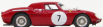 Best-model Ferrari 250lm N 7 Kyalami 1966 Hailwood - Anderson 1:43 Bordeaux White