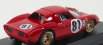 Best-model Ferrari 250lm N 81 Daytona 1968 Piper - Gregory 1:43 Red