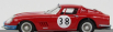 Best-model Ferrari 275 Gtb/4 Coupe N 38 Winner 1000km Parigi 1966 Vestey - Gaspar 1:43 Red Bluette