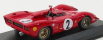 Best-model Ferrari 312 P Spy Monza 1969 N 2 Rodriguez Schetty 1:43 Red