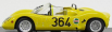 Best-model Fiat Abarth 1000sp Spider N 364 Rovereto-asiago 1971 M.baldo 1:43 Žlutá