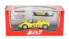 Best-model Fiat Abarth 1000sp Spider N 386 Trieste Opicina 1970 Mauro Baldi 1:43 Žlutá Černá