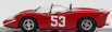 Best-model Fiat Abarth 2000 N 53 Winner Imola 1969 Ortner - V.lennep 1:43 Red