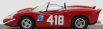 Best-model Fiat Abarth 2000 S N 418 Winner Trieste-opicina 1969 F.pilone 1:43 Red
