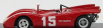 Best-model Fiat Abarth 2000sp Spider N 15 Nurburgring 1970 K.ahrens Jr. 1:43 Červená Bílá