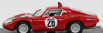 Best-model Fiat Abarth Ot 1300 N 26 Trento-bondone 1968 A.krohe 1:43 Red