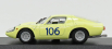 Best-model Fiat Abarth Ot1300 N 106 Targa Florio 1968 Virgilio - Panepinto 1:43 Žlutá