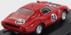 Best-model Fiat Abarth Ot1300 Team Ecurie Du Maine N 64 24h Le Mans 1967 Martin - Mesange 1:43 Red