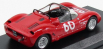 Best-model Fiat Abarth Sp 1000 Spider N 60 Monza 1968 Pal Joe - Botalla 1:43 Red