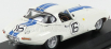 Best-model Jaguar E-type 3.8l Team Briggs Cunningham N 16 1:43, bílá