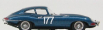 Best-model Jaguar E-type Coupe N 177 Tour De France 1963 Cardi - Klukaszewski 1:43 Blue Met
