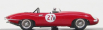 Best-model Jaguar E Type Spider N 27 Riverside 1961 Krause 1:43 Red