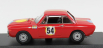 Best-model Lancia Fulvia Coupe 1.3 Hf N 54 3rd Coppa Delle Alpi 1968 Trautmann - Trautmann 1:43 Red