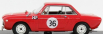 Best-model Lancia Fulvia Hf 1.3 Coupe N 36 Winner Rally Sanremo 1966 Cella - Lombardini 1:43 Red