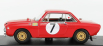 Best-model Lancia Fulvia Hf 1.3 Coupe N 7 1:43, červená