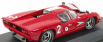 Best-model Lola T70 Coupe N 2 Brands Hatch 1967 Surtees - Hobbs 1:43 Červená Bílá