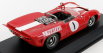 Best-model Lola T70 Mkii Spider N 1 1:43, červená