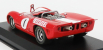 Best-model Lola T70 Mkii Spider N 1 1:43, červená