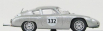 Best-model Porsche 1600gs Abarth N 332 Winner Campionato Europeo 1962 H.kuhnis 1:43 Silver