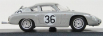 Best-model Porsche 1600gs Abarth N 36 Le Mans 1961 Linge - Pon 1:43 Silver