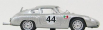 Best-model Porsche 1600gs Abarth N 44 1:43, stříbrná