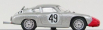 Best-model Porsche 1600gs Abarth N 49 Sebring 1962 Strle - Hahnl 1:43 Silver Red