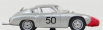 Best-model Porsche 1600gs Abarth N 50 Targa Florio 1962 Strale - Hahnl 1:43 Silver Red