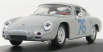 Best-model Porsche 1600gs Abarth N 76 Targa Florio 1963 A.pucci - P.e. Strahle 1:43 Silver