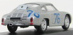 Best-model Porsche 1600gs Abarth N 76 Targa Florio 1963 A.pucci - P.e. Strahle 1:43 Silver
