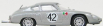 Best-model Porsche 356b 1600gs Carrera Gtl Abarth N 42 1:43, stříbrná