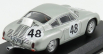 Best-model Porsche 356b Carrera Abarth N 48 7th 12h Sebring 1962 Gurney - Holbert 1:43 Silver
