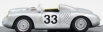 Best-model Porsche 550rs Spider N 33 24h Le Mans 1957 Herrmann - Frankenberg 1:43 Silver
