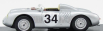 Best-model Porsche 550rs Spider N 33 24h Le Mans 1957 Storez - Crawford 1:43 Silver