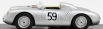 Best-model Porsche 550rs Spider N 59 24h Le Mans 1958 Schiller - Tot 1:43 Silver