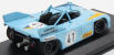 Best-model Porsche 908/03 N 41 2nd Nurburgring Interserie 1972 R.jost 1:43 Světle Modrá