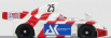 Best-model Porsche 908/03 Turbo Gr.6 Brunn Racing N 25 1:43, bílá
