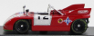 Best-model Porsche 908/3 N 12 Spa 1974 Torredemer - Pla 1:43 Red