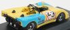 Best-model Porsche Flunder N 23 Monza 1971 Noris - Sigala 1:43 Žlutá Světle Modrá