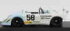 Best-model Porsche Flunder N 58 24h Le Mans 1972 Roser - Stuppacher 1:43 Bílá Světle Modrá