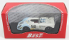 Best-model Porsche Flunder N 58 24h Le Mans 1972 Roser - Stuppacher 1:43 Bílá Světle Modrá