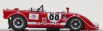 Best-model Porsche Flunder N 88 Fuji 1971 Kazato 1:43 Red
