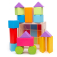 Bigjigs Baby První dřevěné kostky set 17 kusů