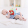 Bigjigs Baby textilní motorická kostka pejsek Bruno